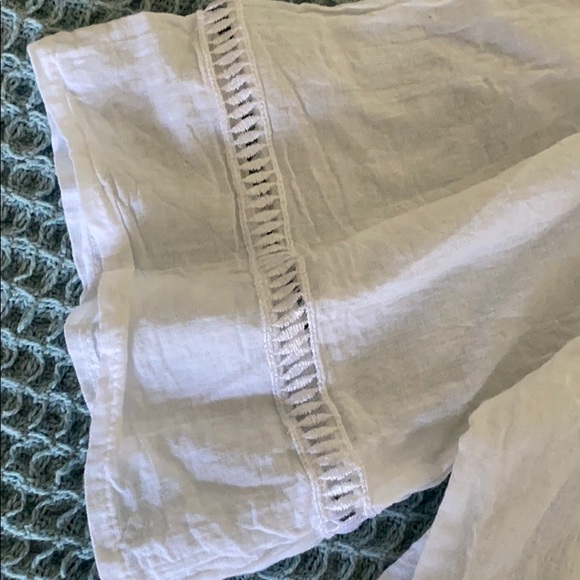 Mr. Buho White sheer 100% cotton ONE SIZE top - Picture 2 of 3